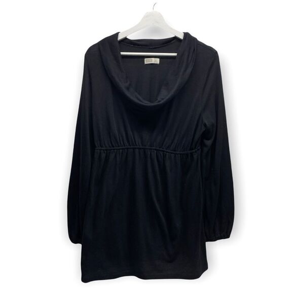 Old Navy Large Maternity Black Cowl Neck Top - Picture 1 of 7